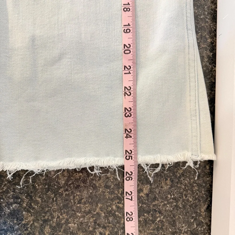 Maeve Anthropologie The Ettie High-Rise Crop Wide-Leg Jeans denim 36211 - Picture 12 of 13